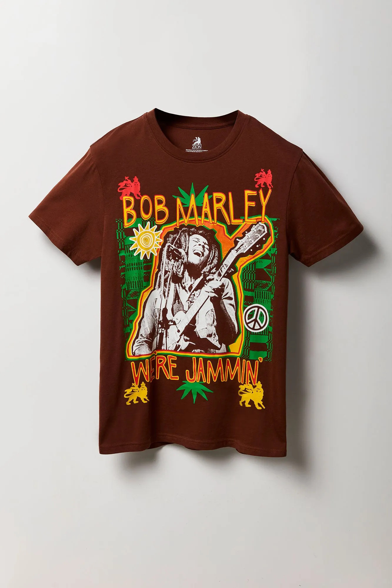 T-shirt à imprimé Bob Marley sold by Urban Planet product image thumbnail 4