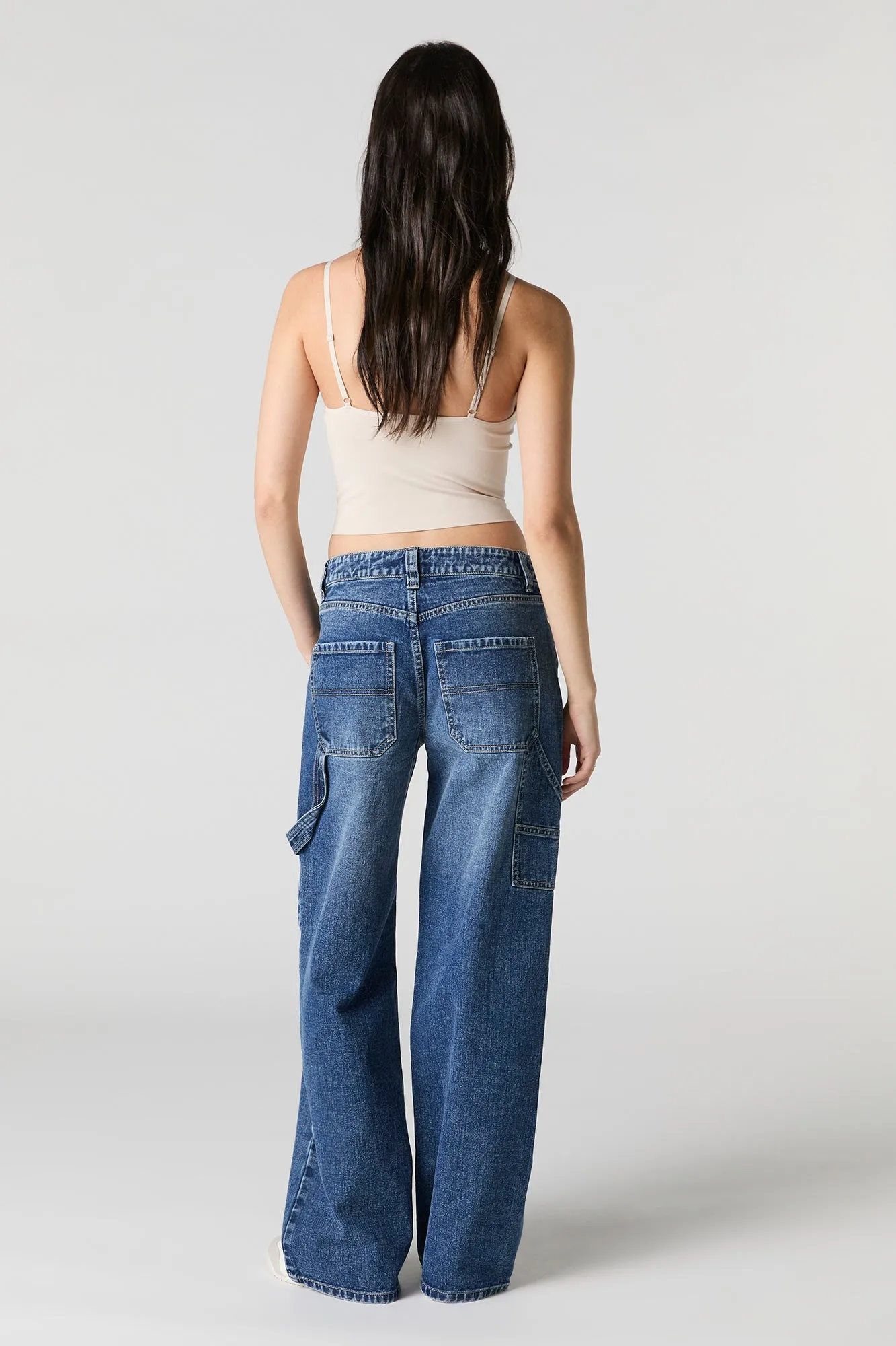 Low Rise Wide Leg Carpenter Jean sold by Urban Planet product image thumbnail 3