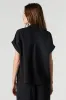 Flowy Short Sleeve Button-Up Top sold by Urban Planet