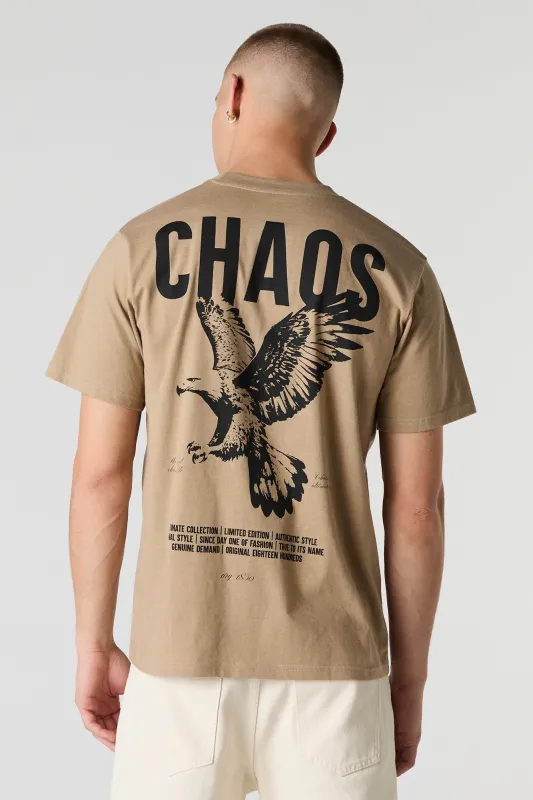 T-shirt à imprimé Chaos sold by Urban Planet