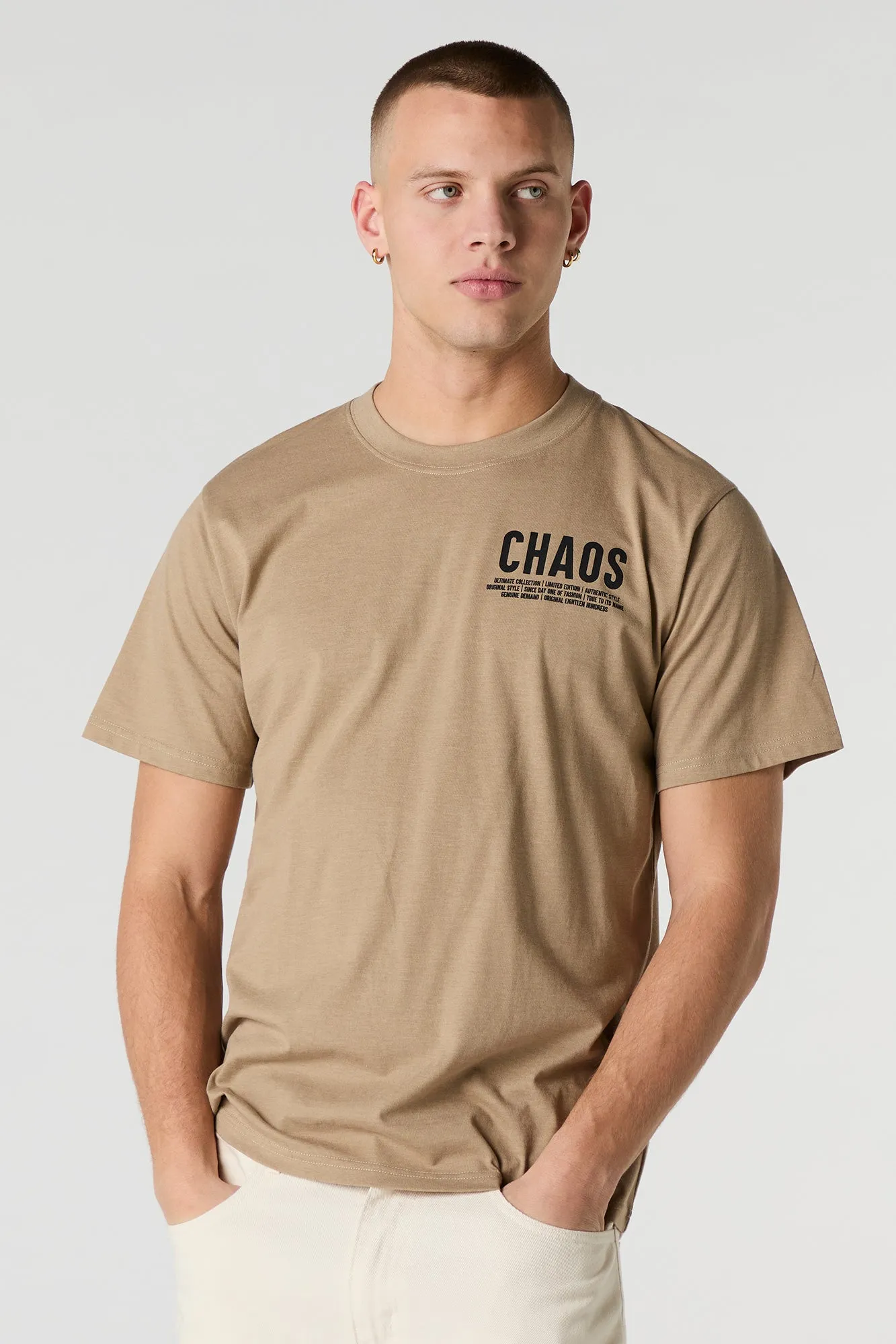 T-shirt à imprimé Chaos sold by Urban Planet product image thumbnail 2