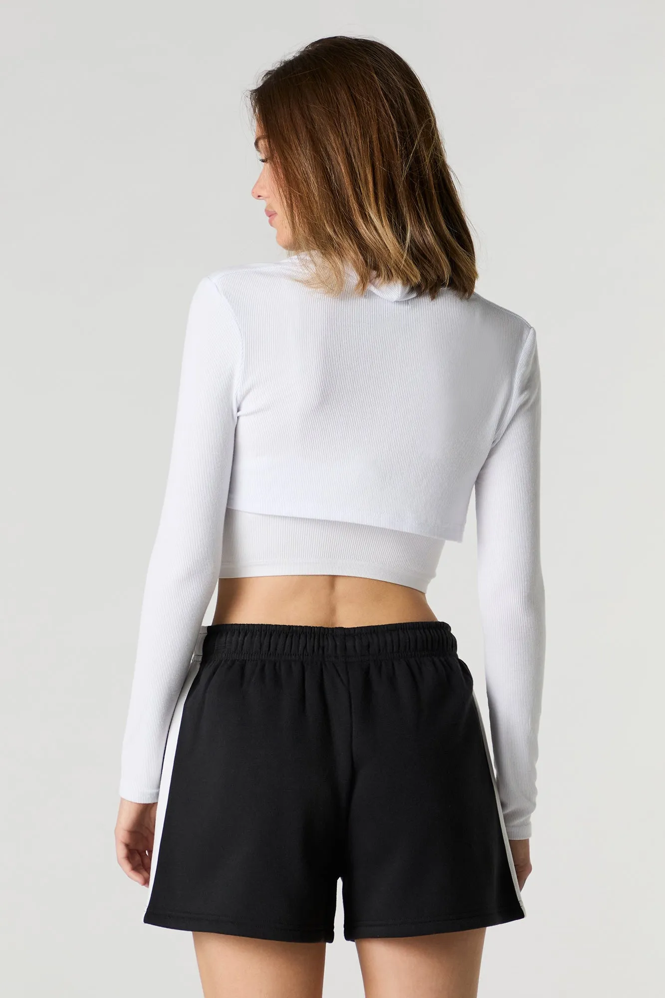 Short en molleton imprimé avec rayures latérales sold by Urban Planet product image thumbnail 5