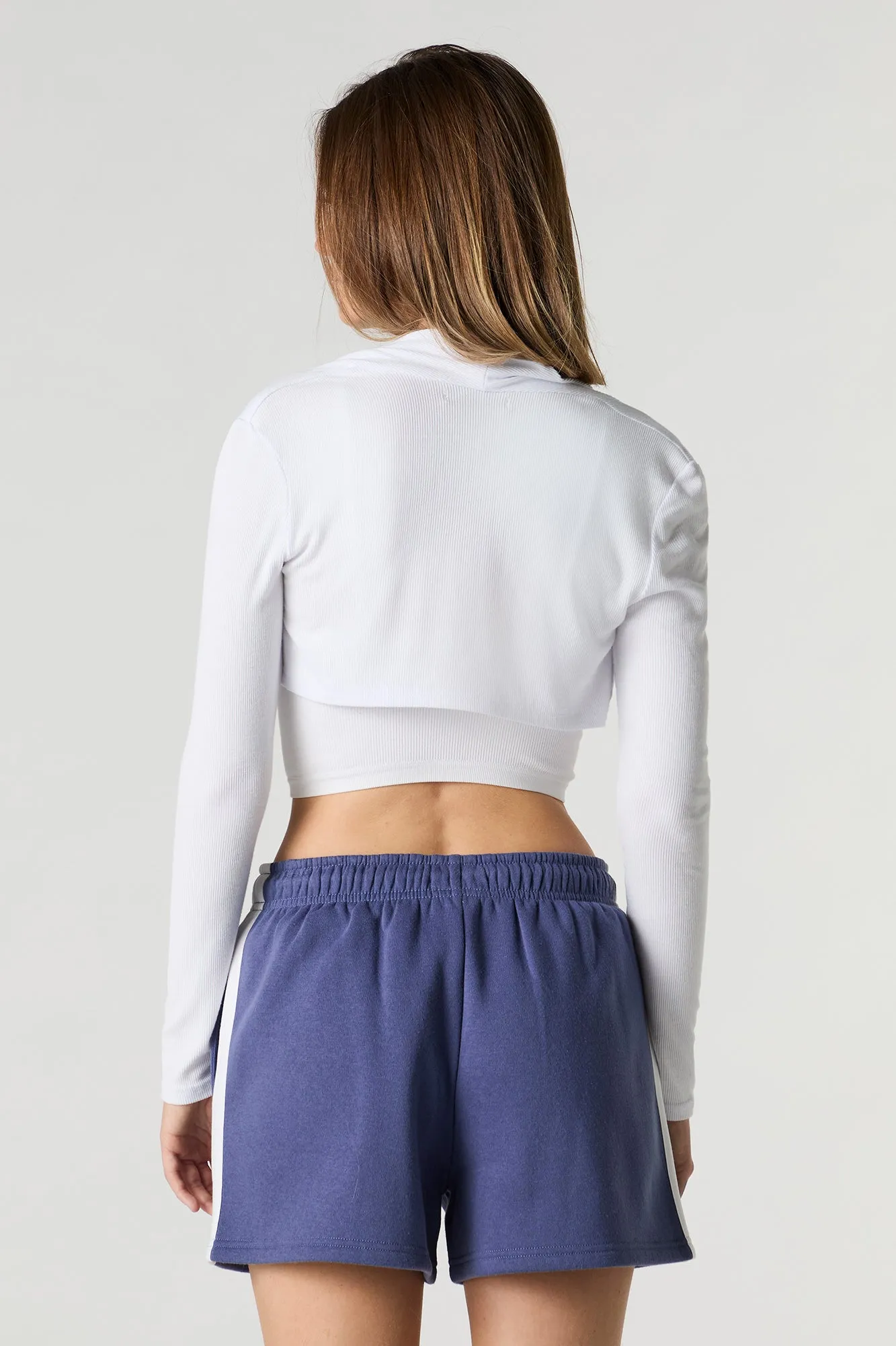 Short en molleton imprimé avec rayures latérales sold by Urban Planet product image thumbnail 2