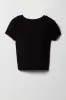T-shirt côtelé pour filles sold by Urban Planet