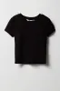 T-shirt côtelé pour filles sold by Urban Planet