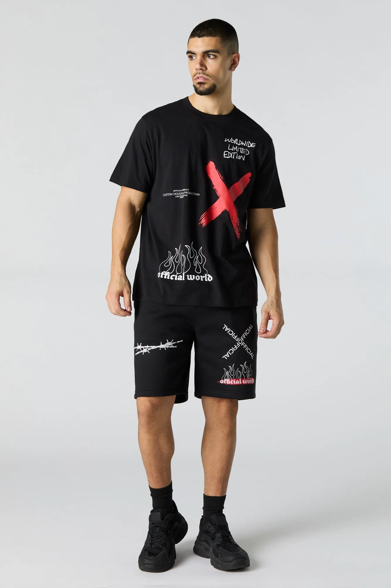 Official World Graphic T-Shirt sold by Urban Planet product image thumbnail 3