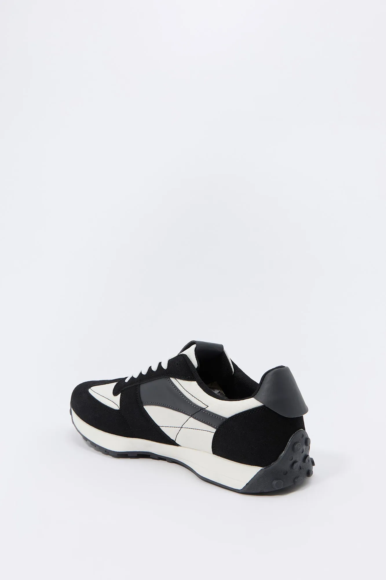 Faux Suede Colourblock Sneaker sold by Urban Planet product image thumbnail 4