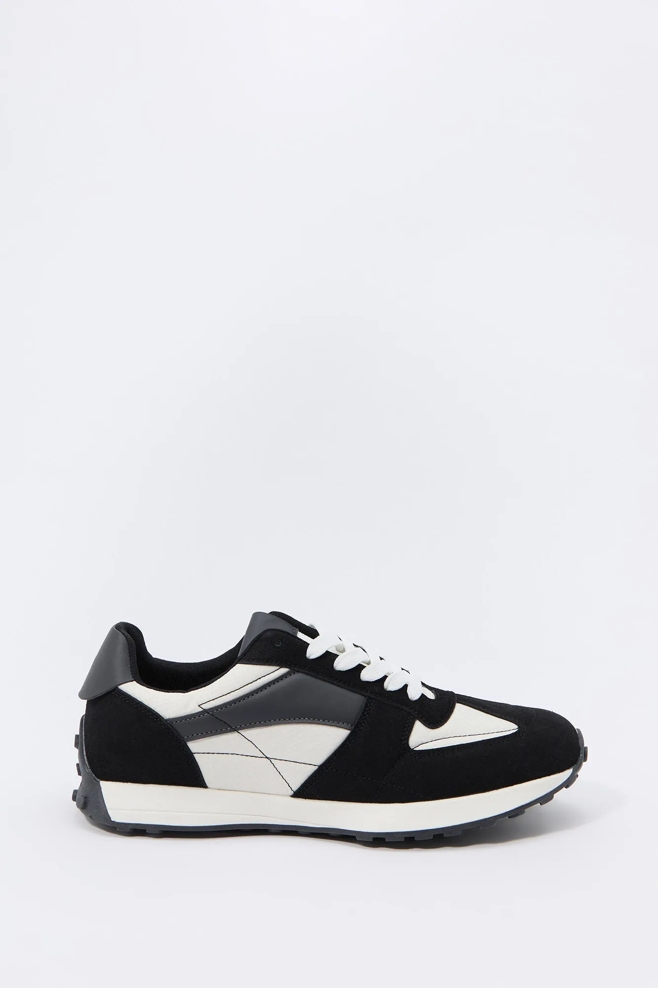 Faux Suede Colourblock Sneaker sold by Urban Planet product image thumbnail 2