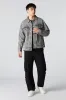 Grey Wash Relaxed Denim Jacket sold by Urban Planet