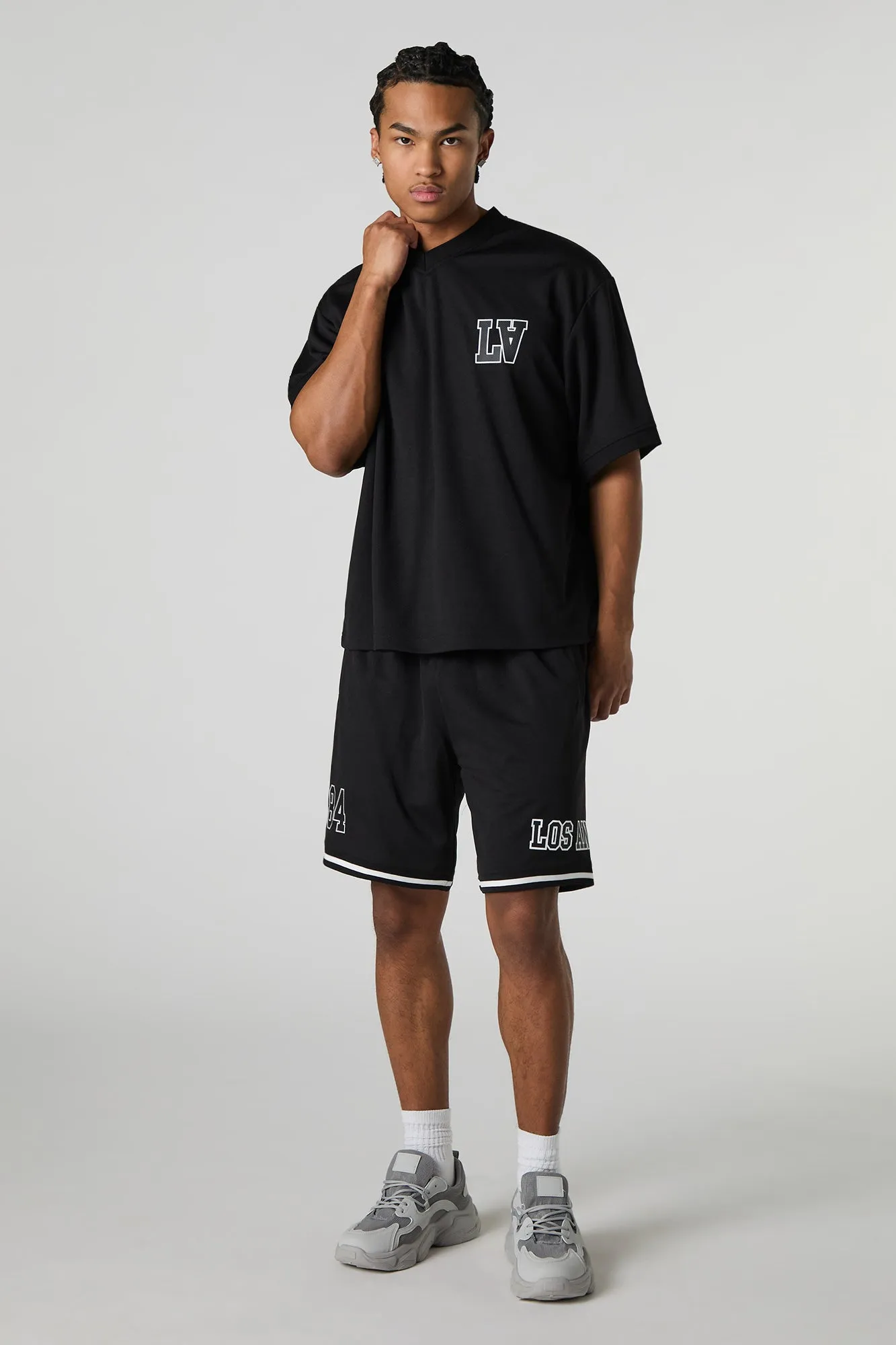 LA Graphic Mesh Football Jersey sold by Urban Planet product image thumbnail 3