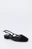 Mesh & Faux Suede Slingback Flat sold by Urban Planet