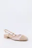 Mesh & Faux Suede Slingback Flat sold by Urban Planet