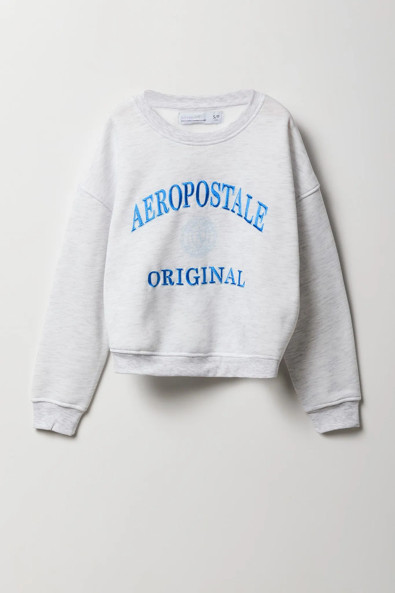 Girls Aero Destination Embroidered Sweatshirt sold by Urban Planet product image thumbnail 5