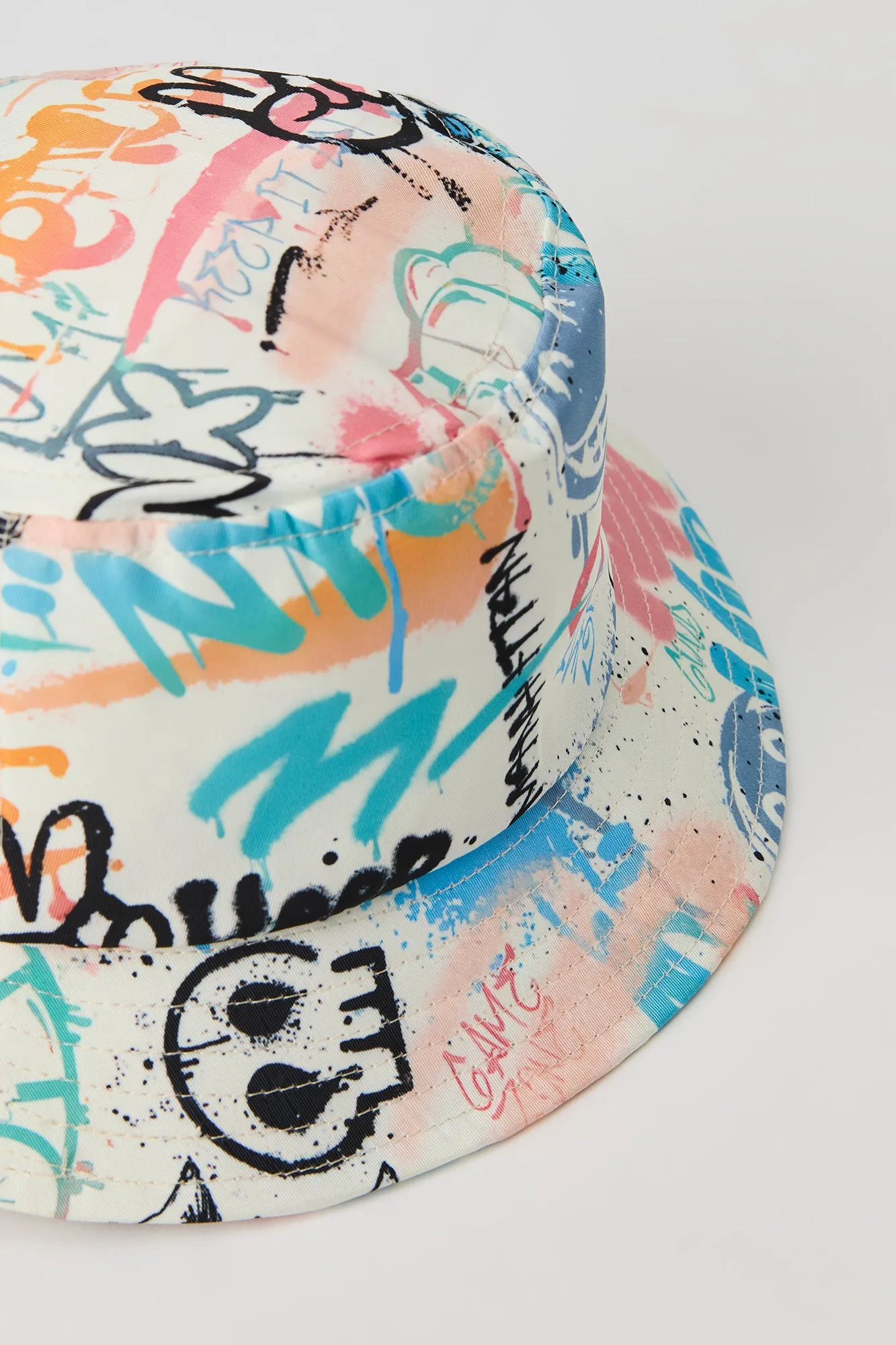 Boys Graffiti Print Bucket Hat sold by Urban Planet product image thumbnail 2
