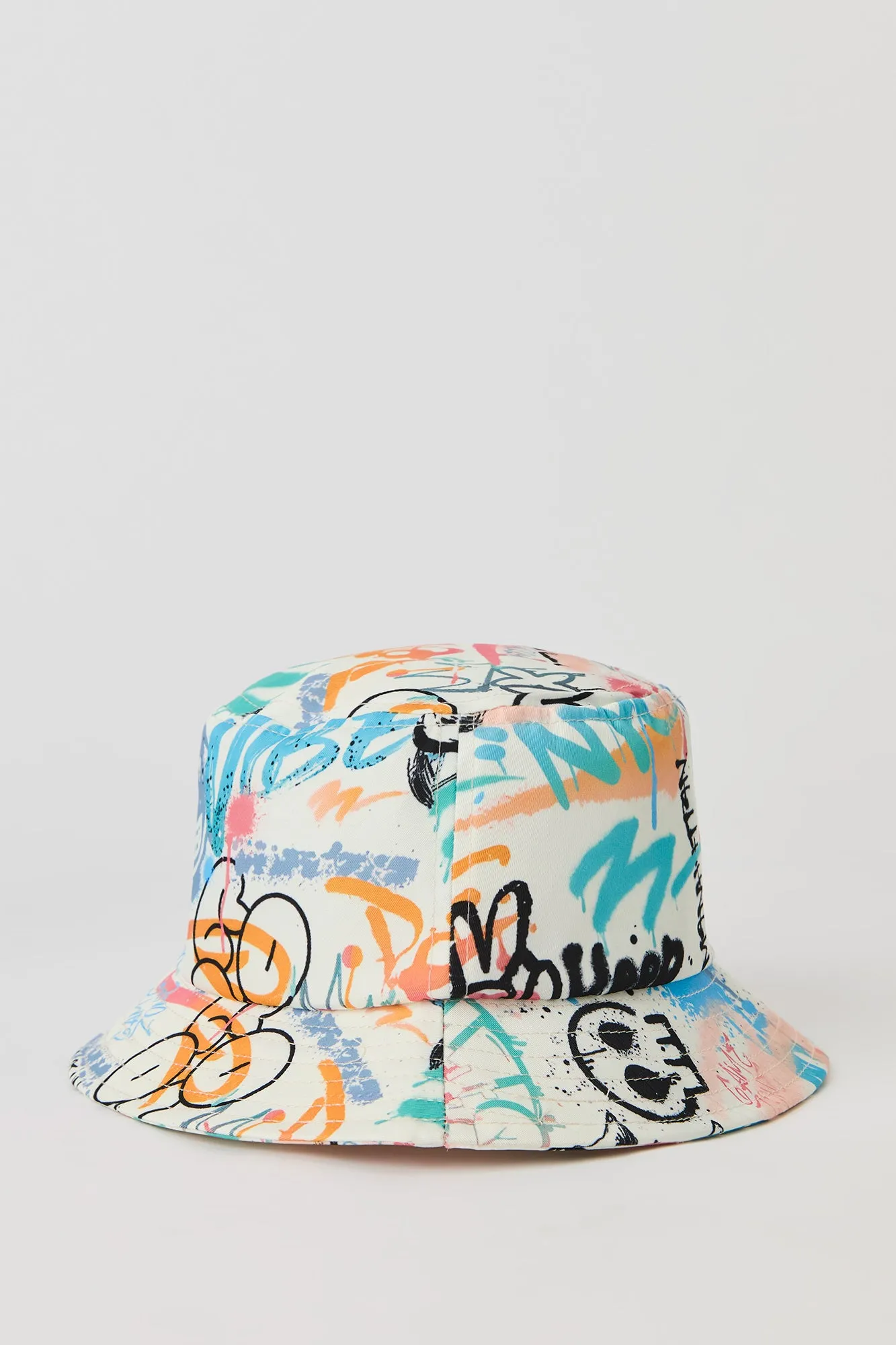 Boys Graffiti Print Bucket Hat sold by Urban Planet
