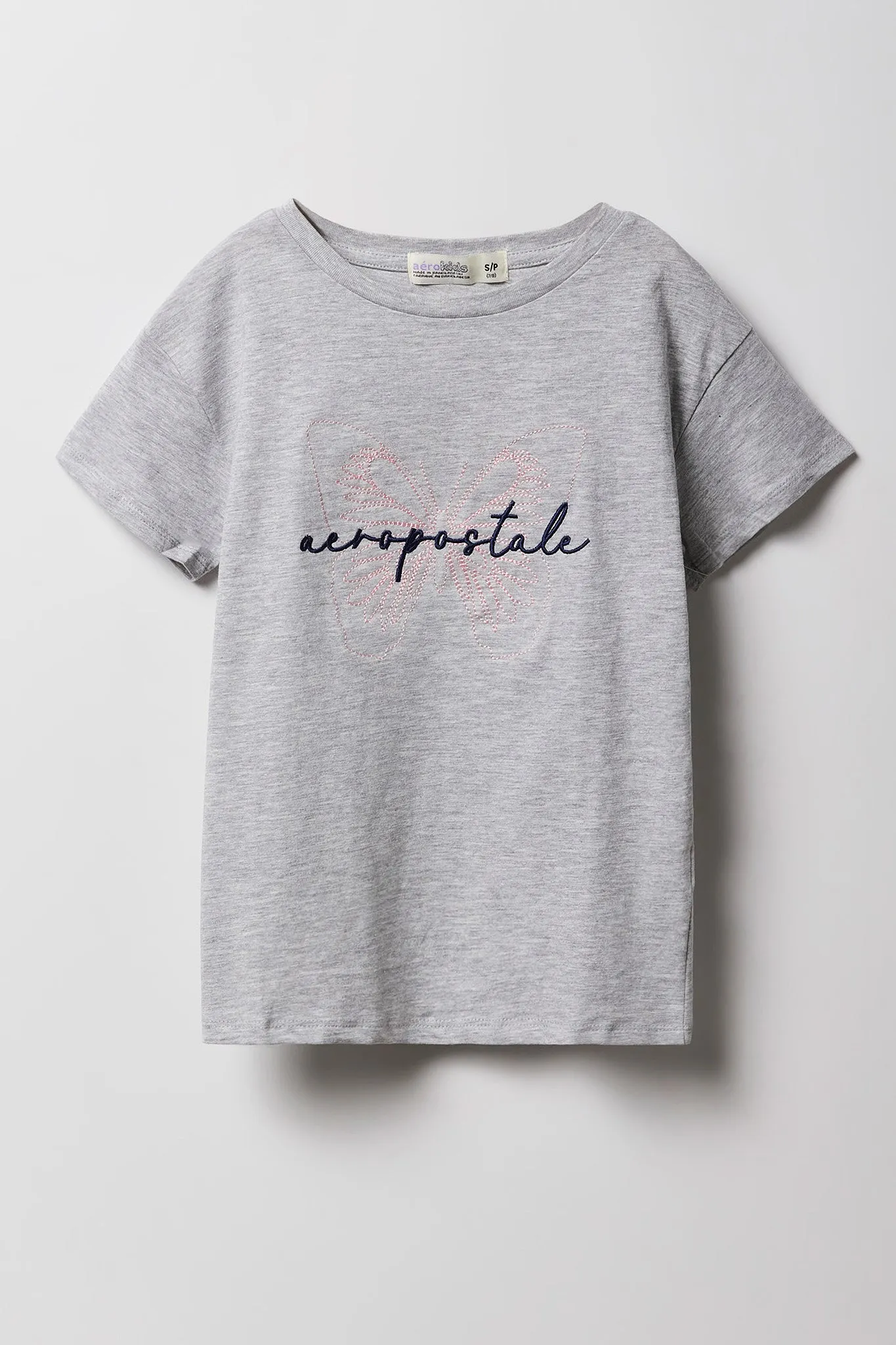 T-shirt avec motif brodé Aeropostale Butterfly pour fille sold by Urban Planet