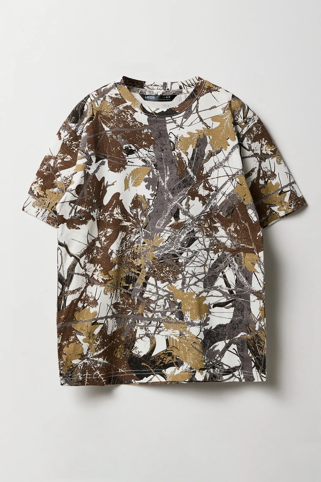 Boys Camo Print T-Shirt sold by Urban Planet product image thumbnail 3