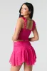 Minijupe-short asymétrique en dentelle sold by Urban Planet