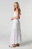 Drawstring Tiered Maxi Skirt sold by Urban Planet