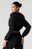 Active Fleece Cropped Zip-Up Hoodie sold by Urban Planet