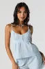Textured Striped Scoop Neck Cami sold by Urban Planet
