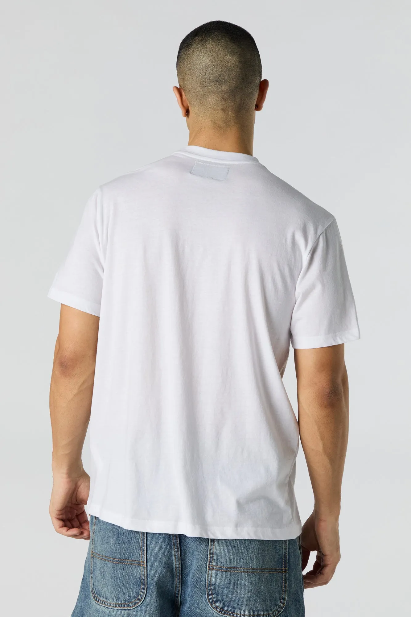 T-shirt avec motif brodé Ours et motif camouflage sold by Urban Planet product image thumbnail 2