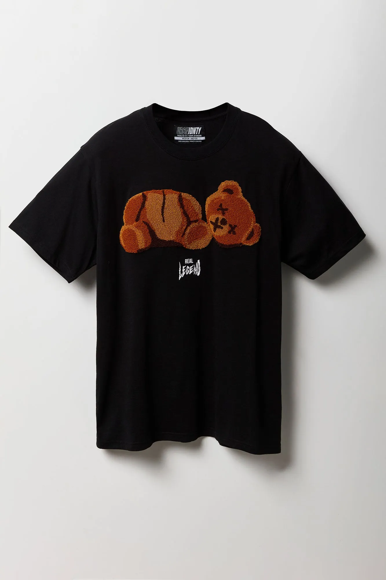 T-shirt avec motif brodé Headless Bear en chenille sold by Urban Planet product image thumbnail 4