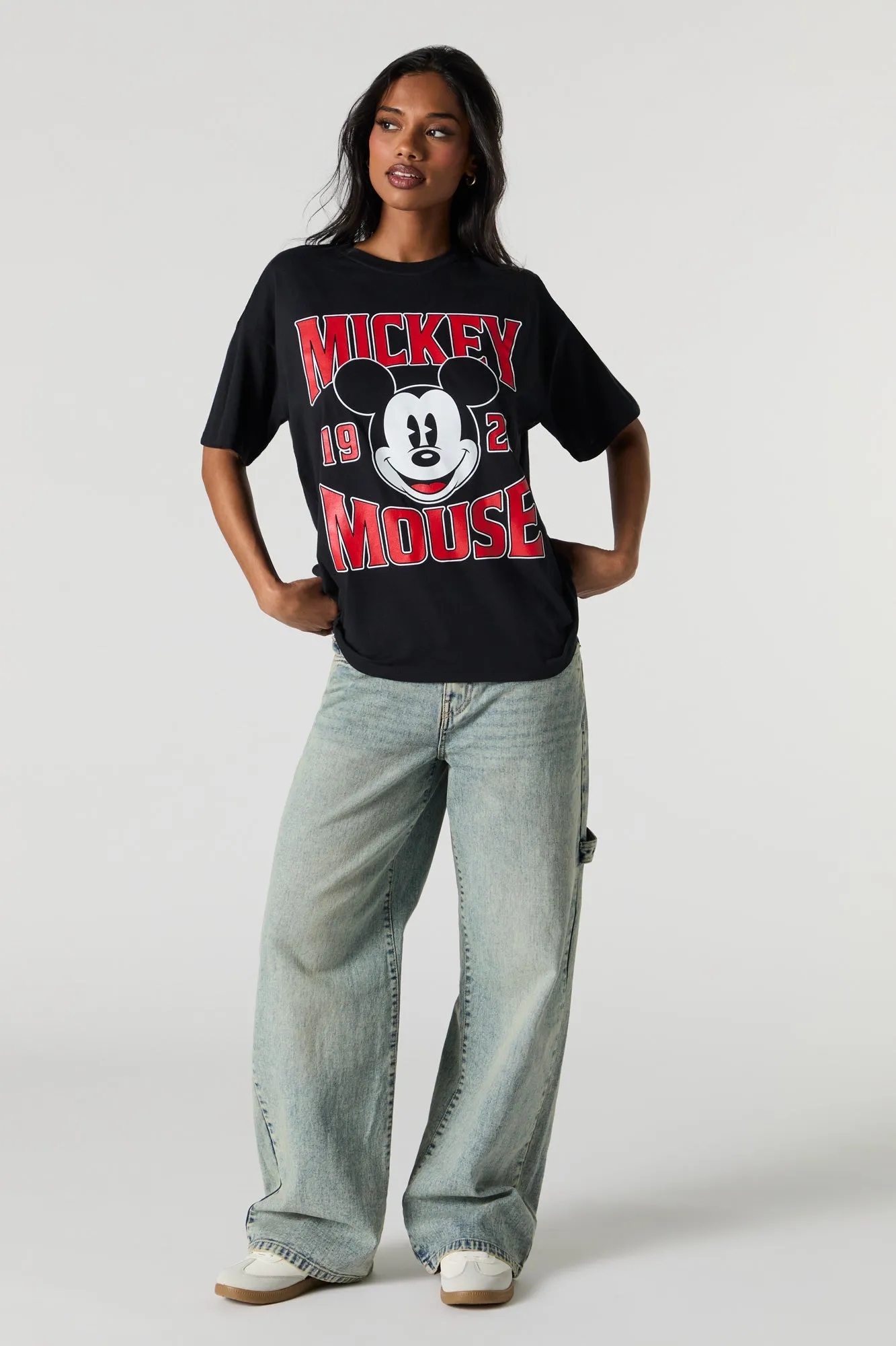 Mickey Mouse Graphic Boyfriend T-Shirt sold by Urban Planet product image thumbnail 3