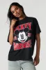 T-shirt de coupe garçonne à imprimé Mickey Mouse sold by Urban Planet
