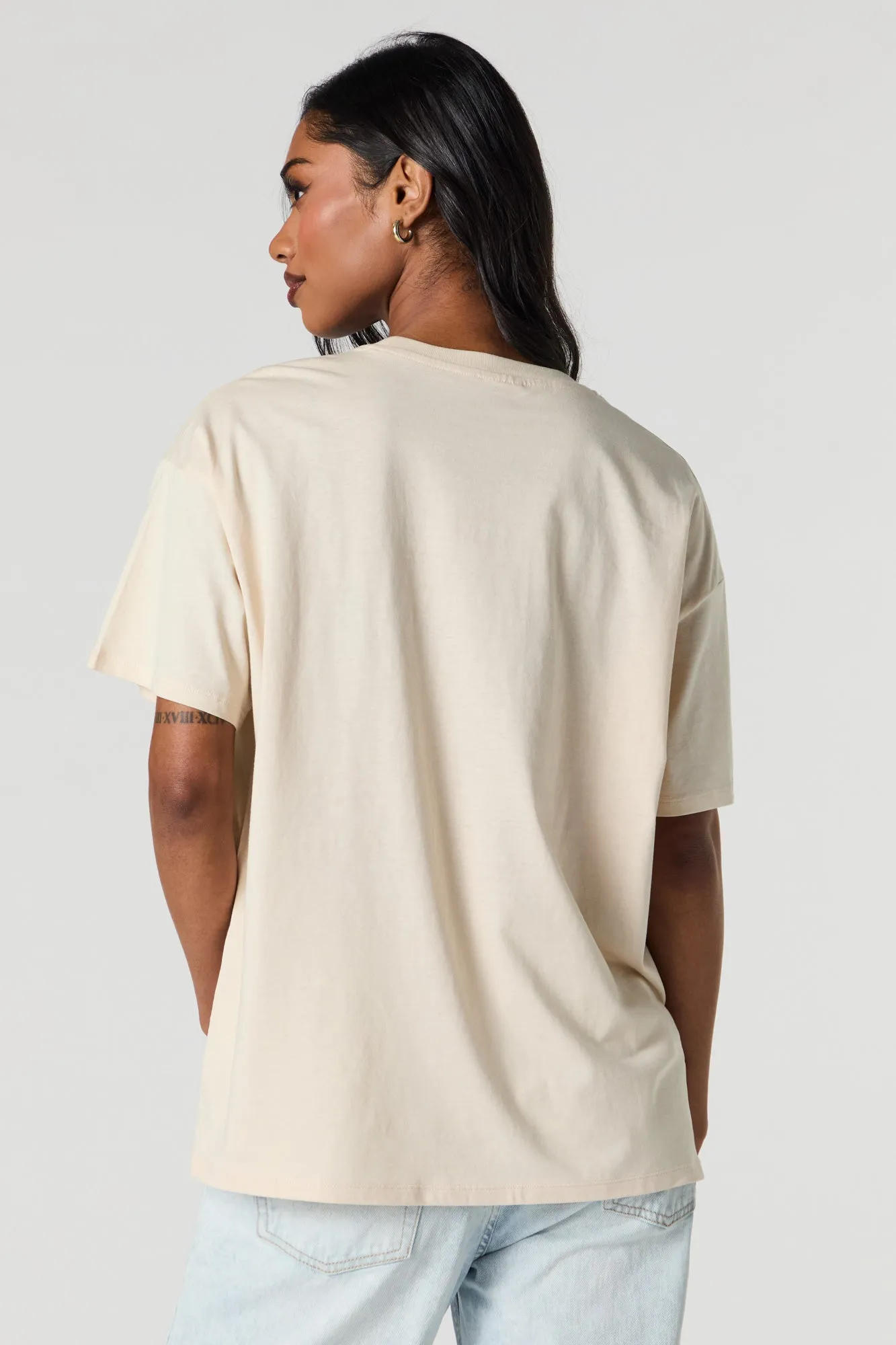 T-shirt de coupe garçonne à imprimé Betty Boop sold by Urban Planet product image thumbnail 2