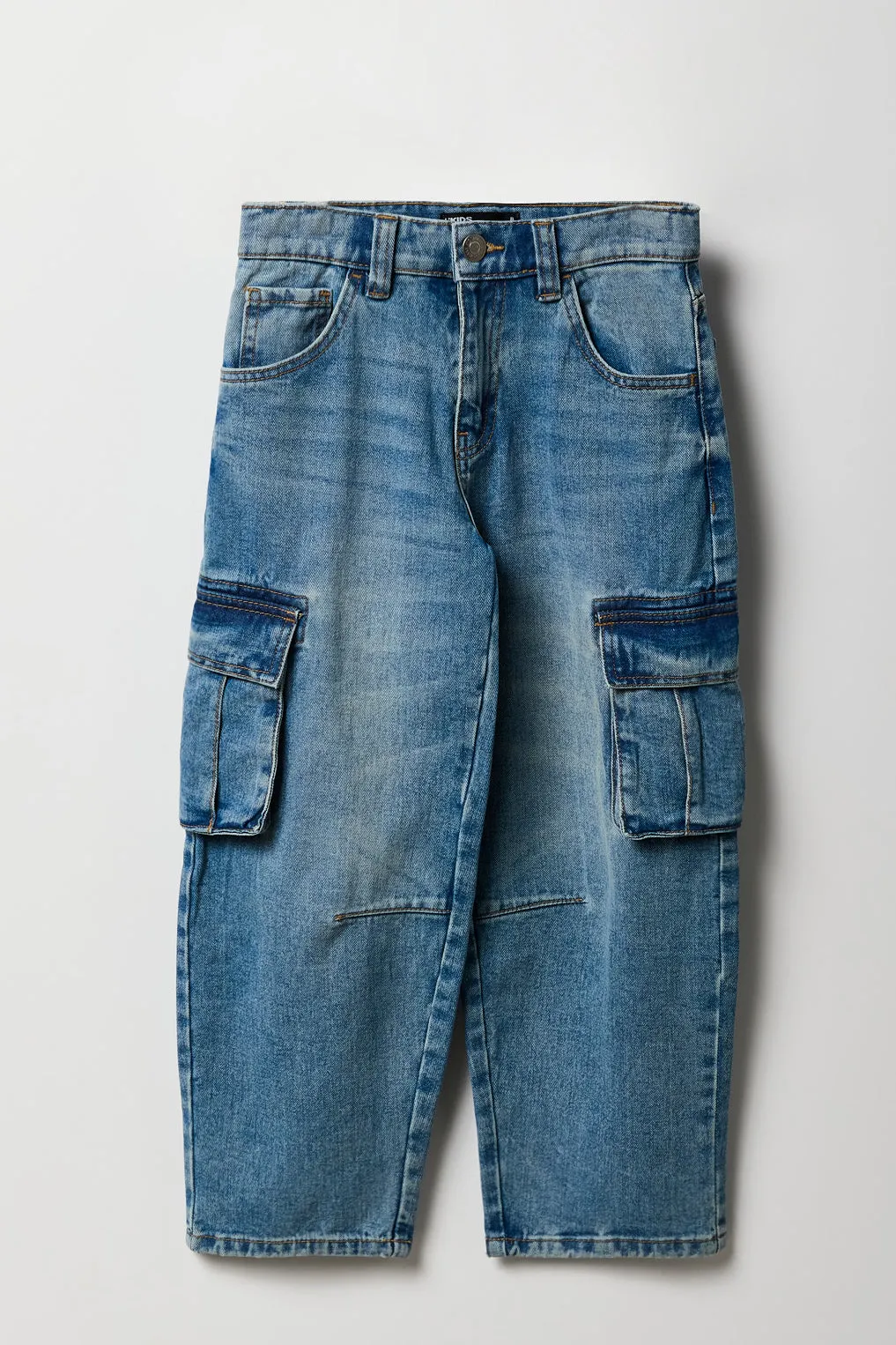 Boys Wide Leg Cargo Jean sold by Urban Planet product image thumbnail 3