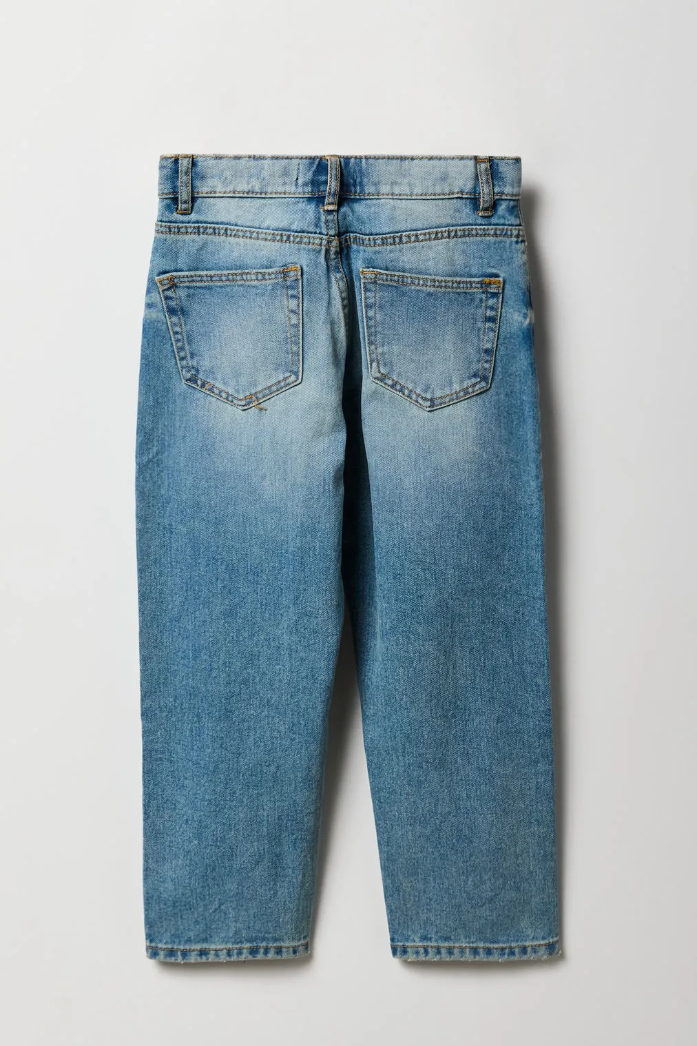 Jean ample d'aspect usé pour garçons sold by Urban Planet product image thumbnail 4