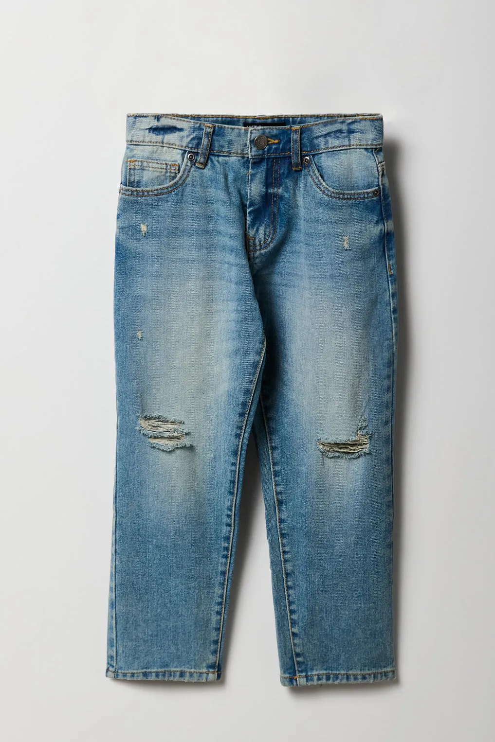 Jean ample d'aspect usé pour garçons sold by Urban Planet product image thumbnail 3