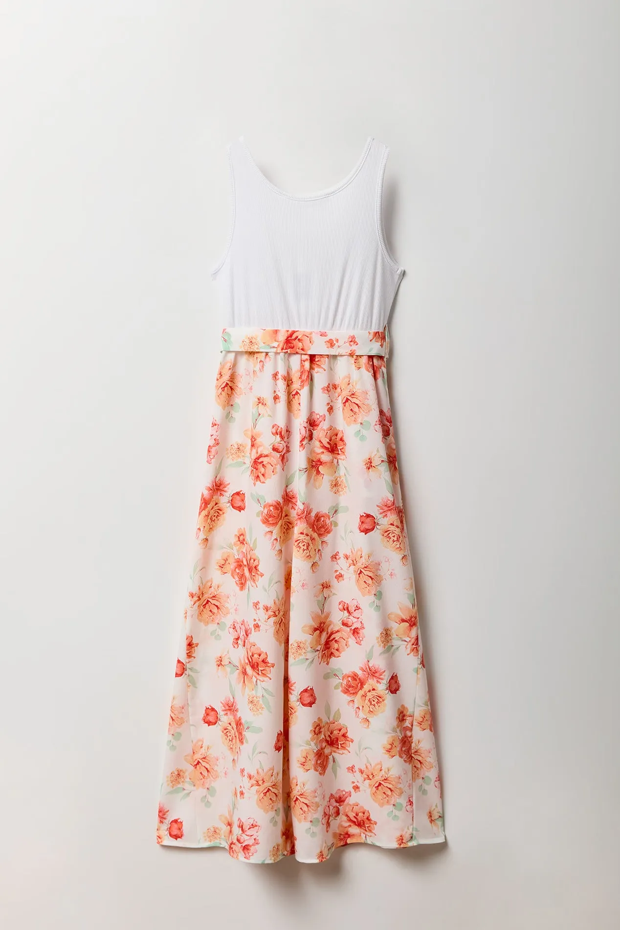 Justaucorps fleuri à jambe large avec ceinture pour fille sold by Urban Planet product image thumbnail 4