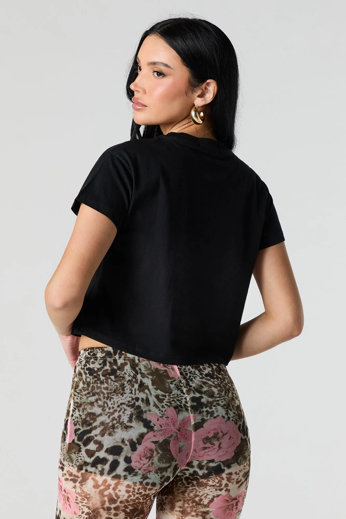 Local Cowgirl Graphic Cropped T-Shirt sold by Urban Planet product image thumbnail 2