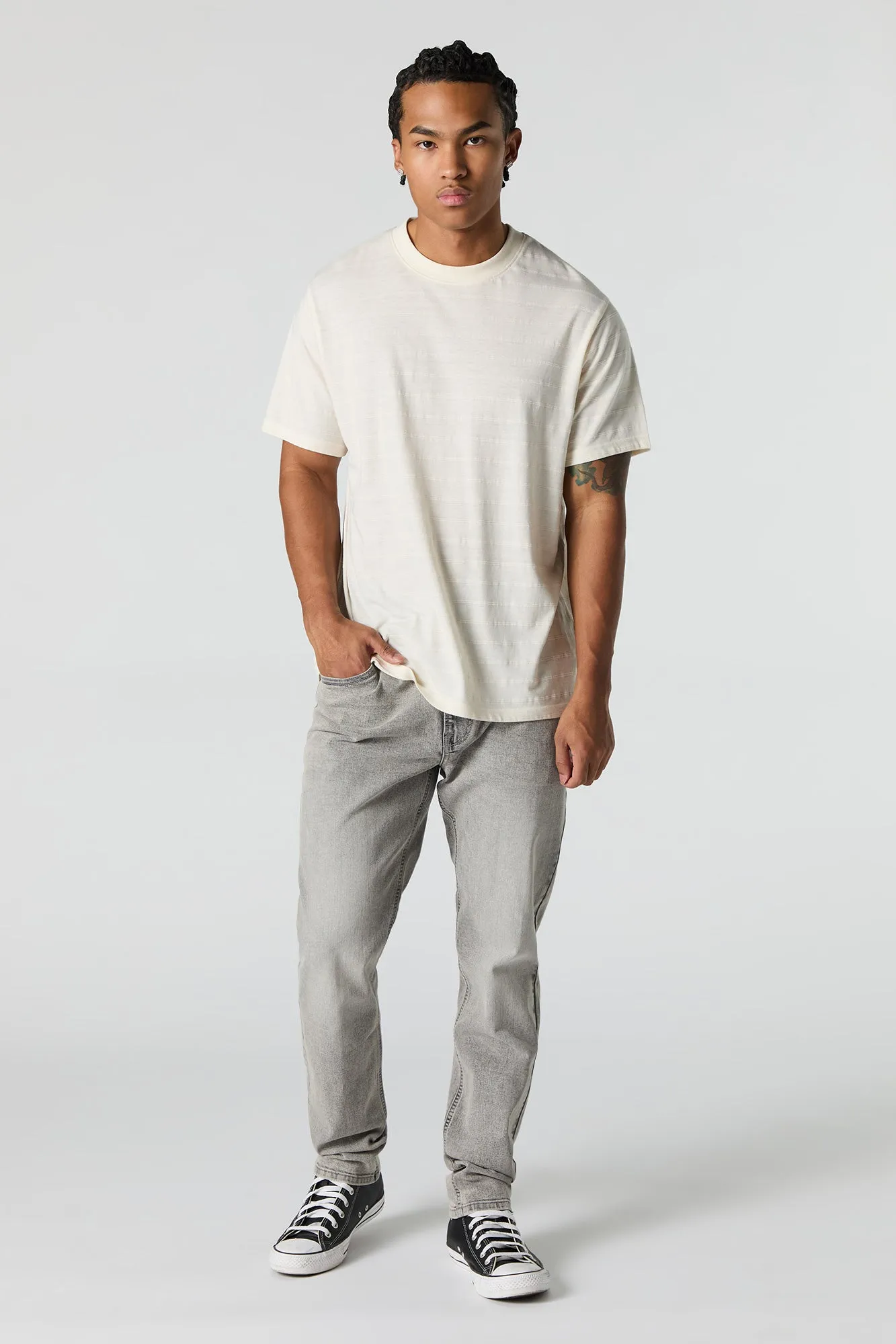 Jean Athlétique délavé gris sold by Urban Planet product image thumbnail 2