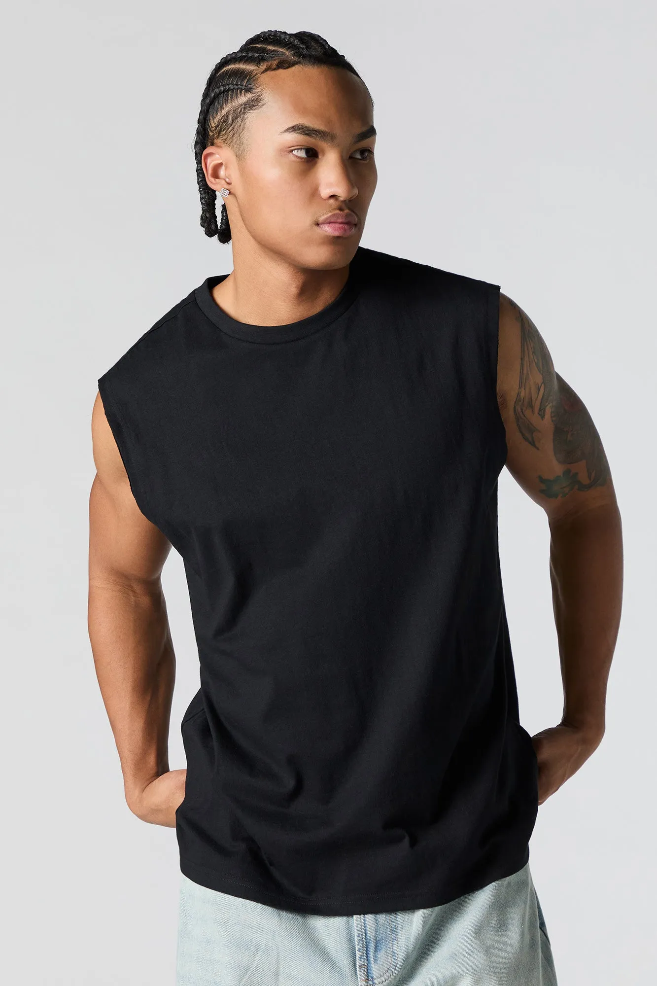 Solid Muscle Tank sold by Urban Planet product image thumbnail 4