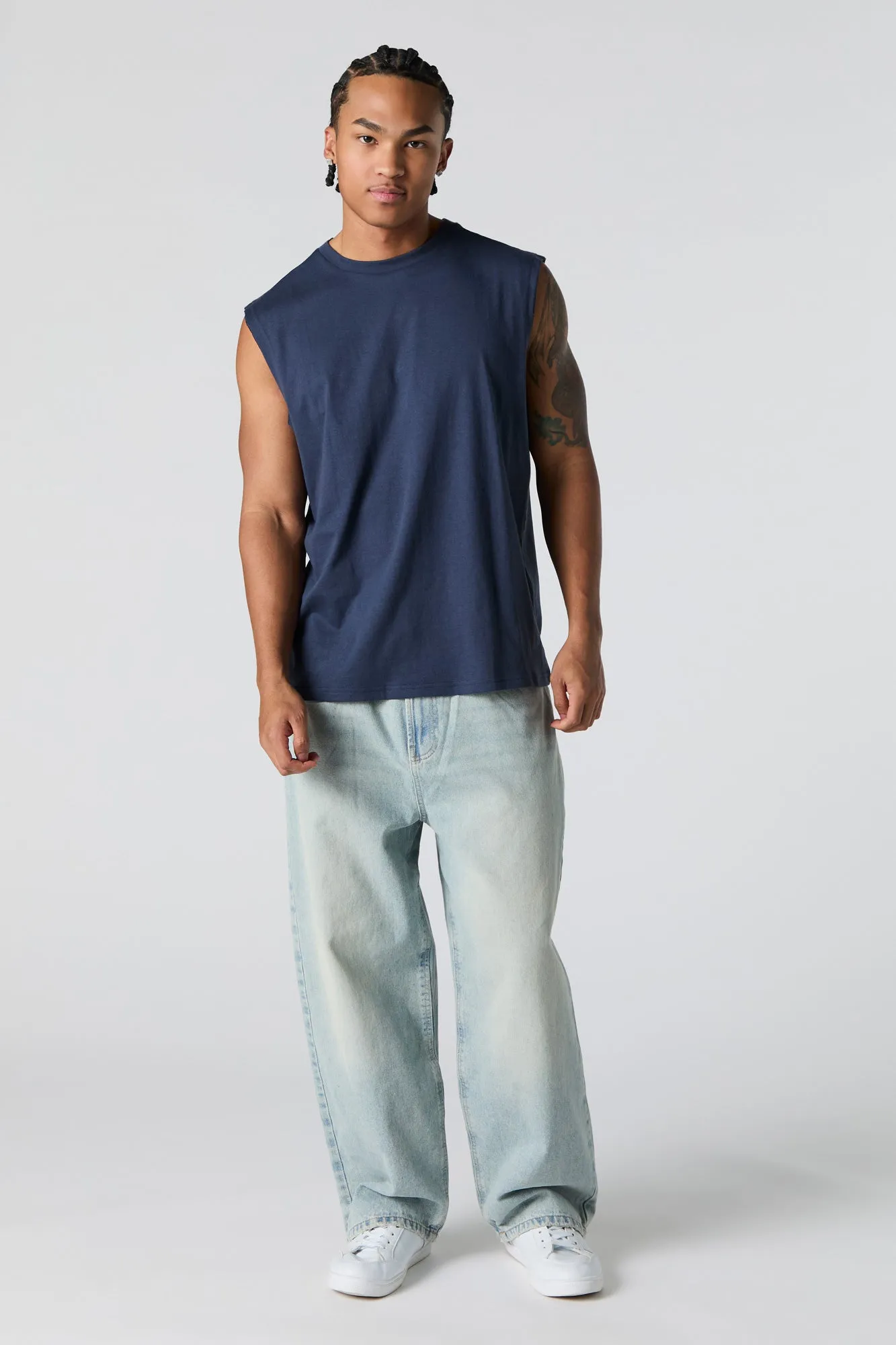 Solid Muscle Tank sold by Urban Planet product image thumbnail 3