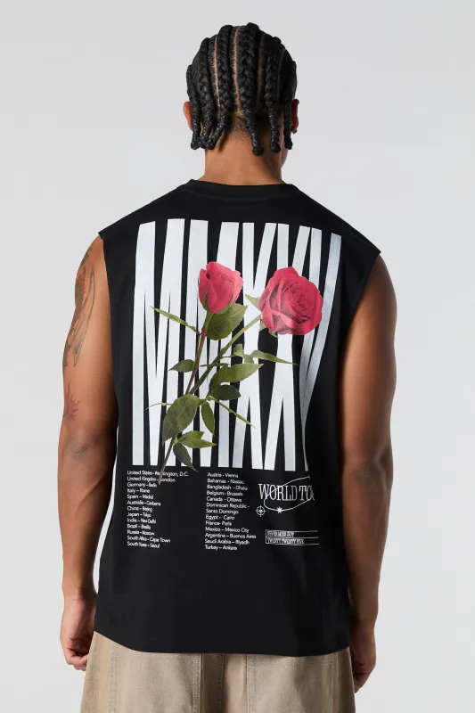 MMXXV World Tour Graphic Muscle Tank sold by Urban Planet