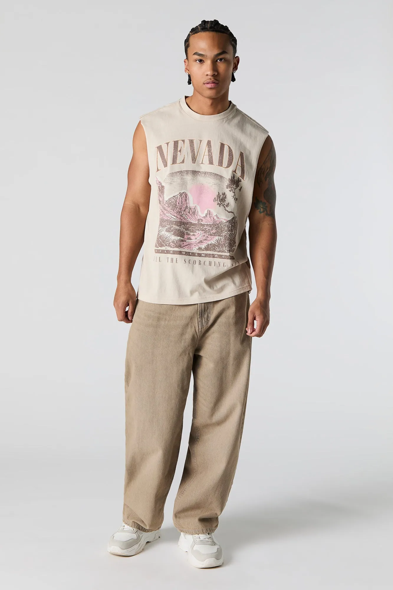 Débardeur sport à imprimé Nevada sold by Urban Planet product image thumbnail 3