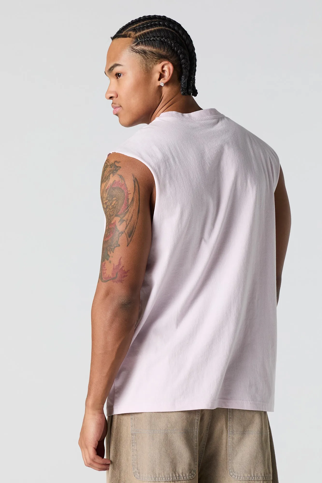 Skeleton Graphic Muscle Tank sold by Urban Planet product image thumbnail 2