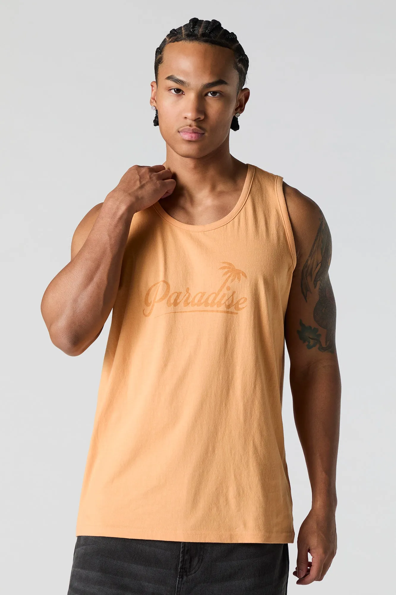 Paradise Graphic Tank sold by Urban Planet