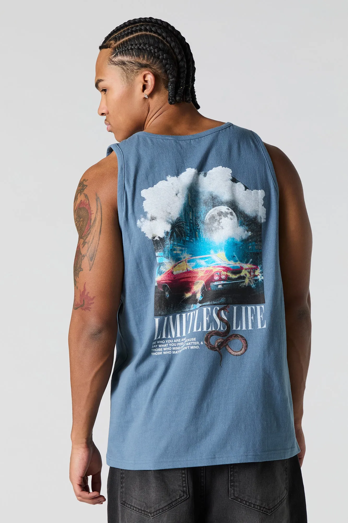 Limitless Life Graphic Tank sold by Urban Planet