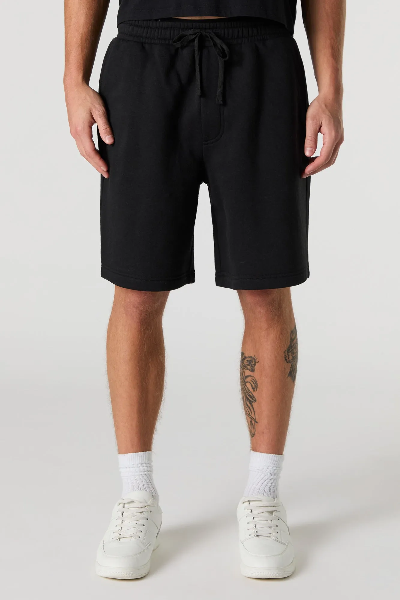 Short long en molleton à taille coulissante sold by Urban Planet product image thumbnail 4