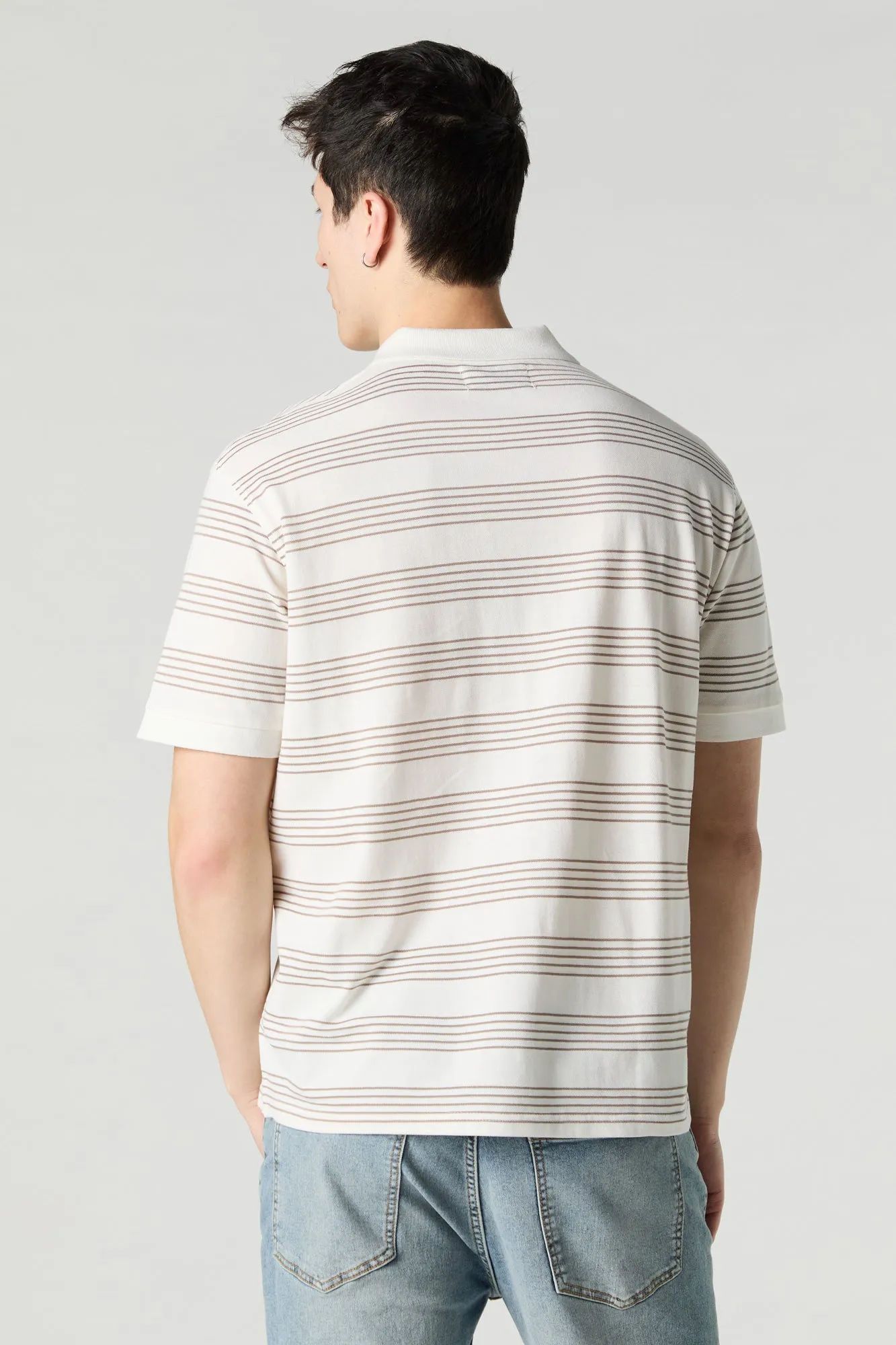 Multi Stripe Polo Top sold by Urban Planet product image thumbnail 5