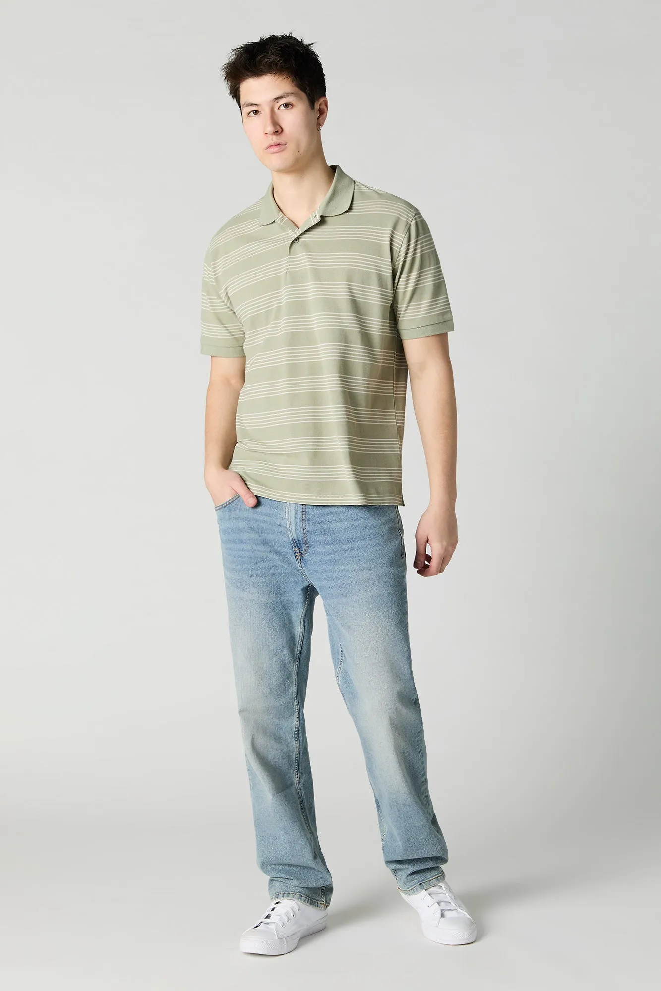 Multi Stripe Polo Top sold by Urban Planet product image thumbnail 3