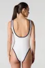 Ribbed Contrast One Piece Swimsuit sold by Urban Planet