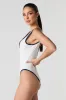 Ribbed Contrast One Piece Swimsuit sold by Urban Planet