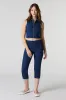 Veste en denim écourtée à glissière sold by Urban Planet