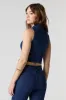 Veste en denim écourtée à glissière sold by Urban Planet